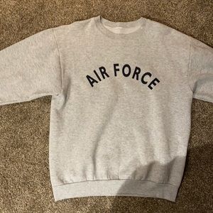 Air Force crew neck sweater